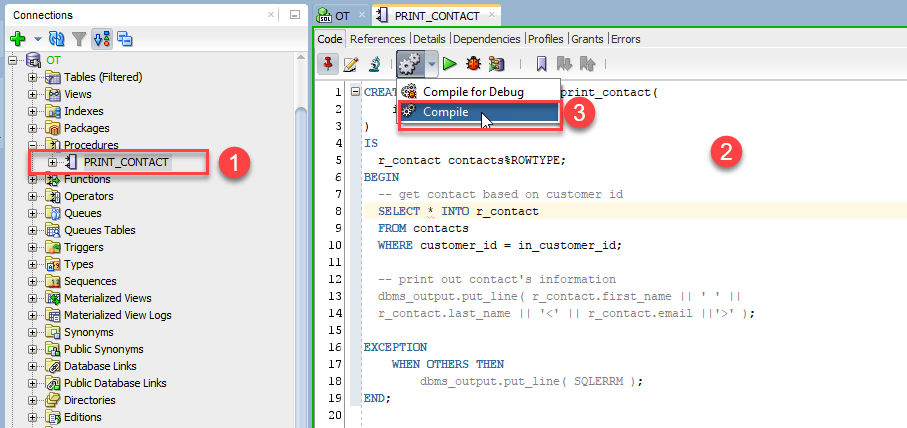 PL SQL Procedure 